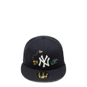 59FIFTY NEW YORK YANKEES WATERCOLOR FLORAL FITTED CAP 59FIFTY NEW YORK YANKEES WATERCOLOR FLORAL FITTED CAP