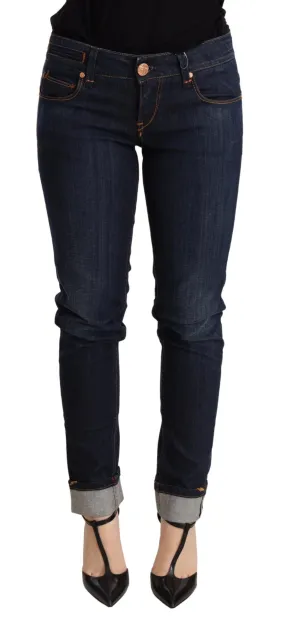 Acht Chic Dark Blue Skinny Jeans Acht Chic Dark Blue Skinny Jeans