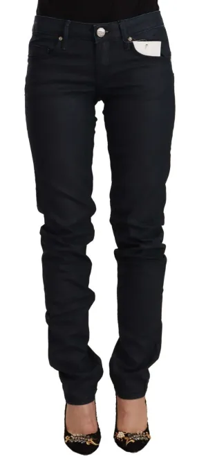 Acht Chic Low Waist Skinny Black Denim Acht Chic Low Waist Skinny Black Denim