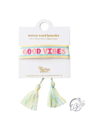 Adjustable Woven Word Bracelets Adjustable Woven Word Bracelets