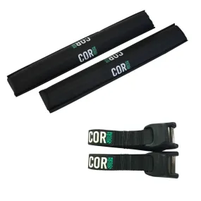 Aero Roof Rack Pad with 10' Scratch-Resistant Tie Downs(Wide Aero Bars) Aero Roof Rack Pad with 10' Scratch-Resistant Tie Downs(Wide Aero Bars)