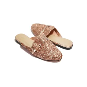 ALDO Rose Gold Glitter Mules | Brand New | ALDO Rose Gold Glitter Mules | Brand New |