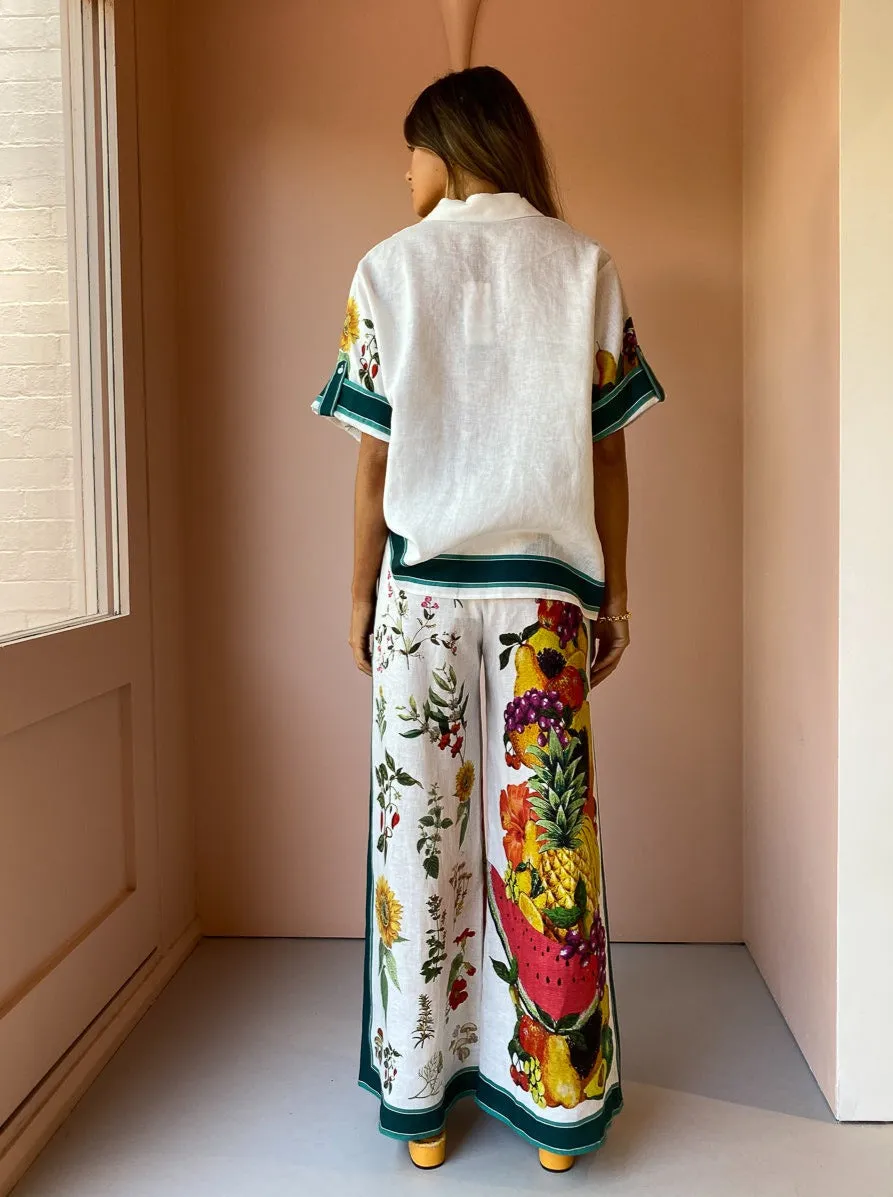Alemais Frutta Scarf Border Pant in Multi