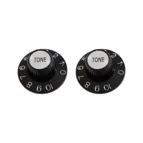 Allparts PK-3242 Witch Hat Tone Knobs, Black, Set of 2 Allparts PK-3242 Witch Hat Tone Knobs, Black, Set of 2