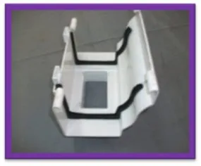 AMANCO Gutter Rectangle Outlet - 352510 AMANCO Gutter Rectangle Outlet - 352510