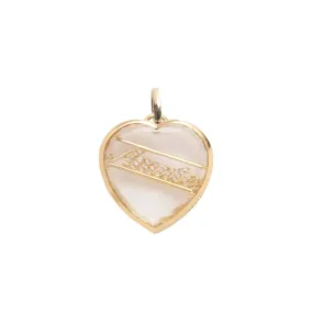 Amate Sealed Gemstone Medallion w/ Oval Pushgate Amate Sealed Gemstone Medallion w/ Oval Pushgate