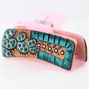 American Darling Leather Cactus Hairclip American Darling Leather Cactus Hairclip