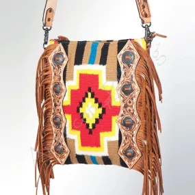 American Darling Saddle Blanket and Tooled Leather Fringe Bag American Darling Saddle Blanket and Tooled Leather Fringe Bag
