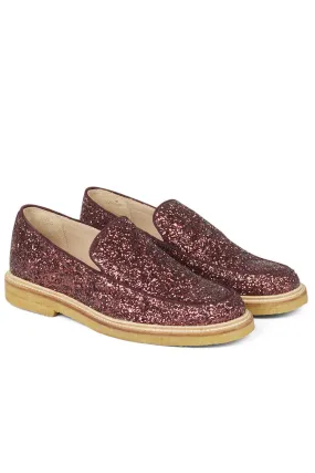 Angulus - Loafer-flat - 1710/2195 Bordeaux Glitter Angulus - Loafer-flat - 1710/2195 Bordeaux Glitter