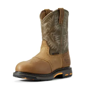 Ariat Men's WorkHog H2O Composite Toe Boot - Aged Bark/Army Green Ariat Men's WorkHog H2O Composite Toe Boot - Aged Bark/Army Green