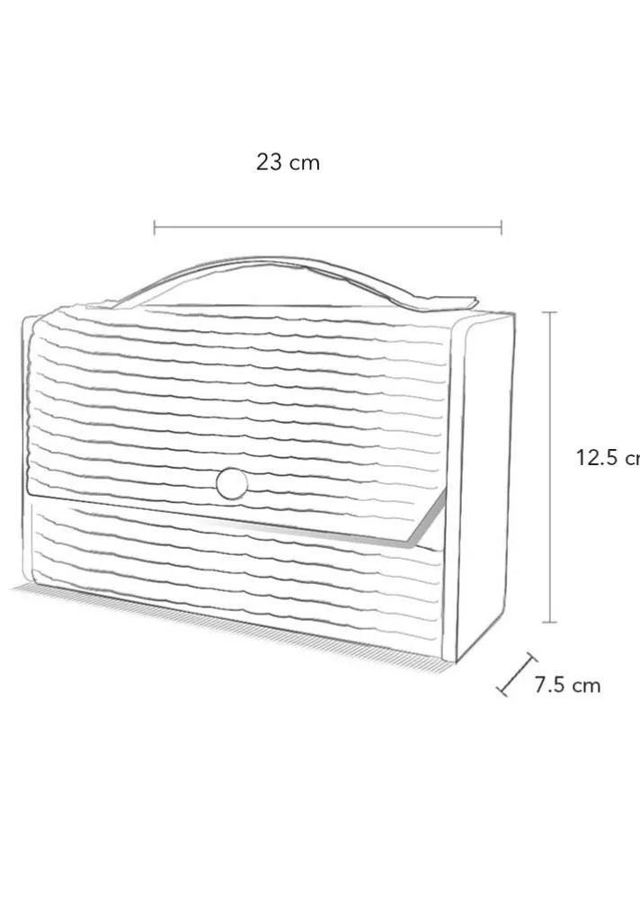 Ash Grary & Moon Box Clutch- Changeable Sleeve