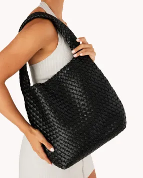 AVIVA TOTE BAG - BLACK AVIVA TOTE BAG - BLACK