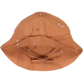 Baby Girl Sun Hat - embroidery flowers Baby Girl Sun Hat - embroidery flowers