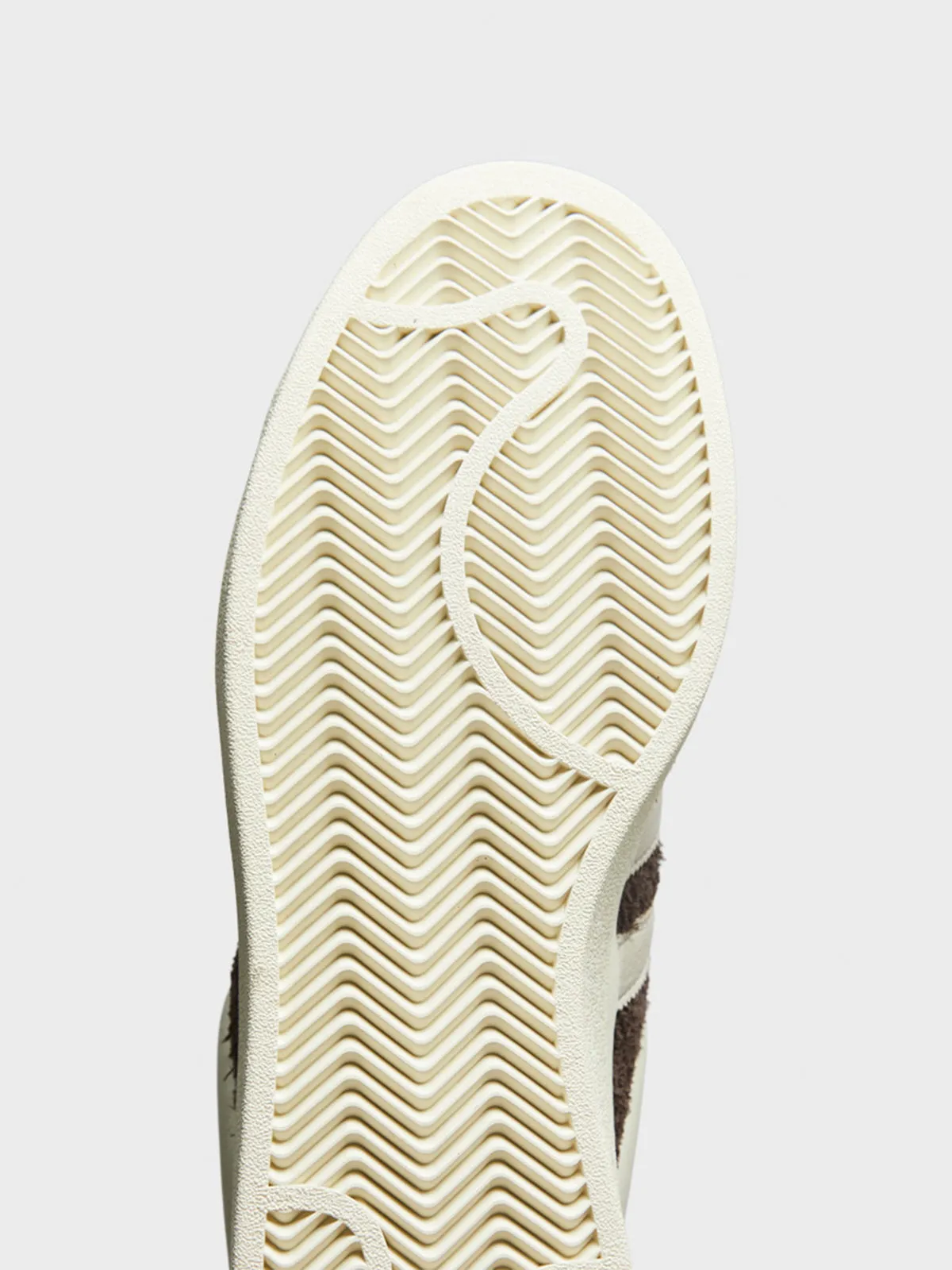 Bad Bunny Last Campus Sneakers in Dark Brown, Chalk White and Cream White