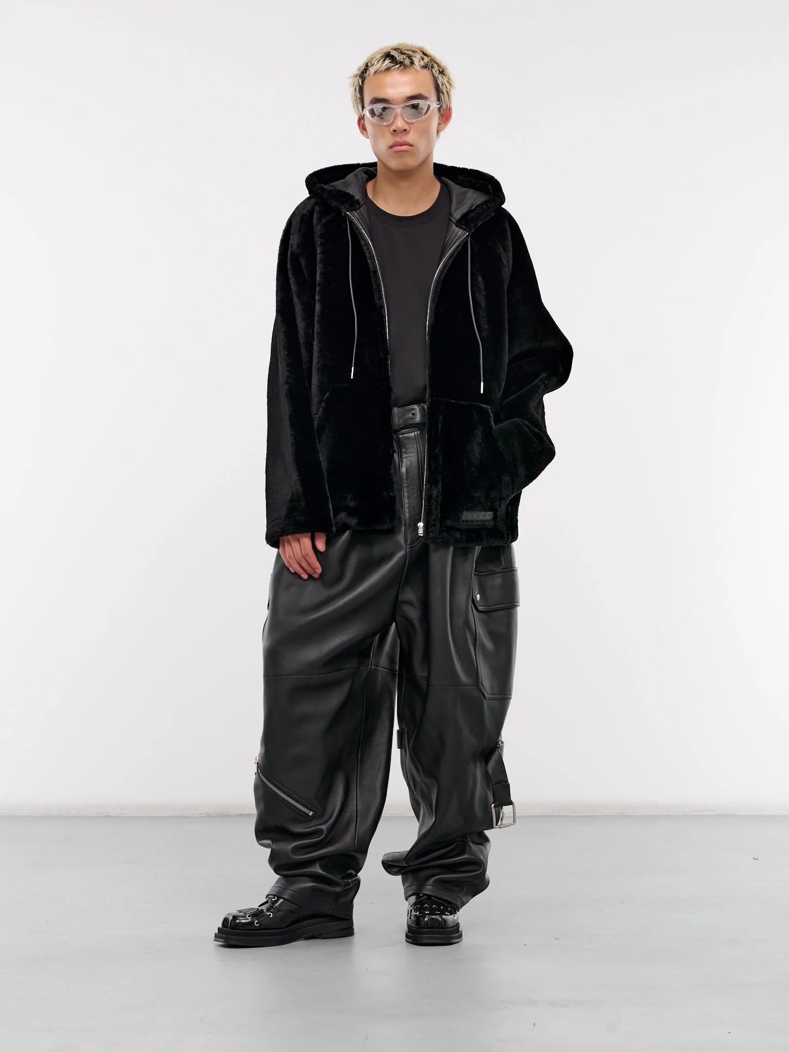 Balloon Cargo Trousers (HSM1Y54L37-1100-BLACK)