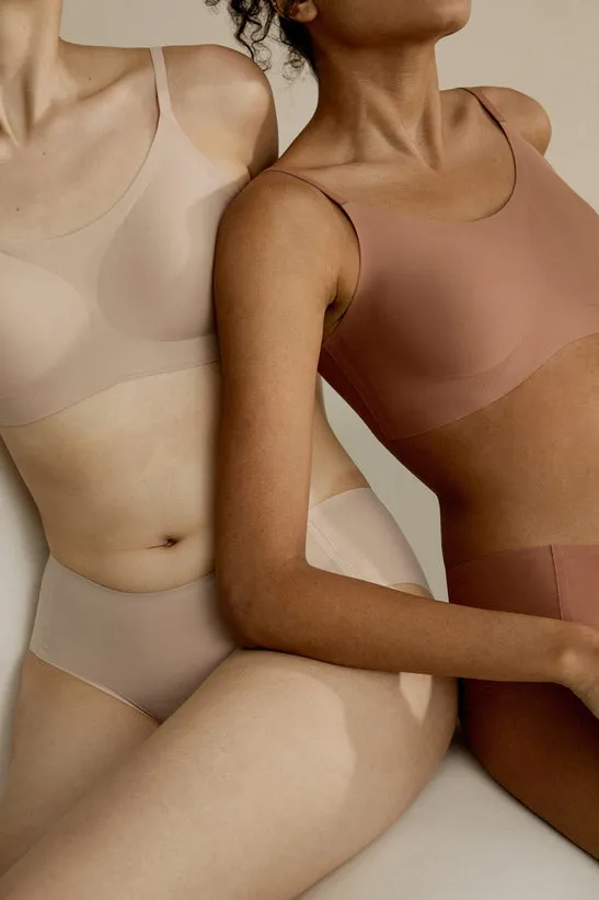 Barely Zero Spaghetti Strap Bra Trio