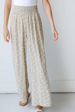 Begin To Bloom Floral Wide Leg Pants Begin To Bloom Floral Wide Leg Pants