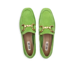 Bibi Lou Zagreb Pistachio Suede Loafers Bibi Lou Zagreb Pistachio Suede Loafers