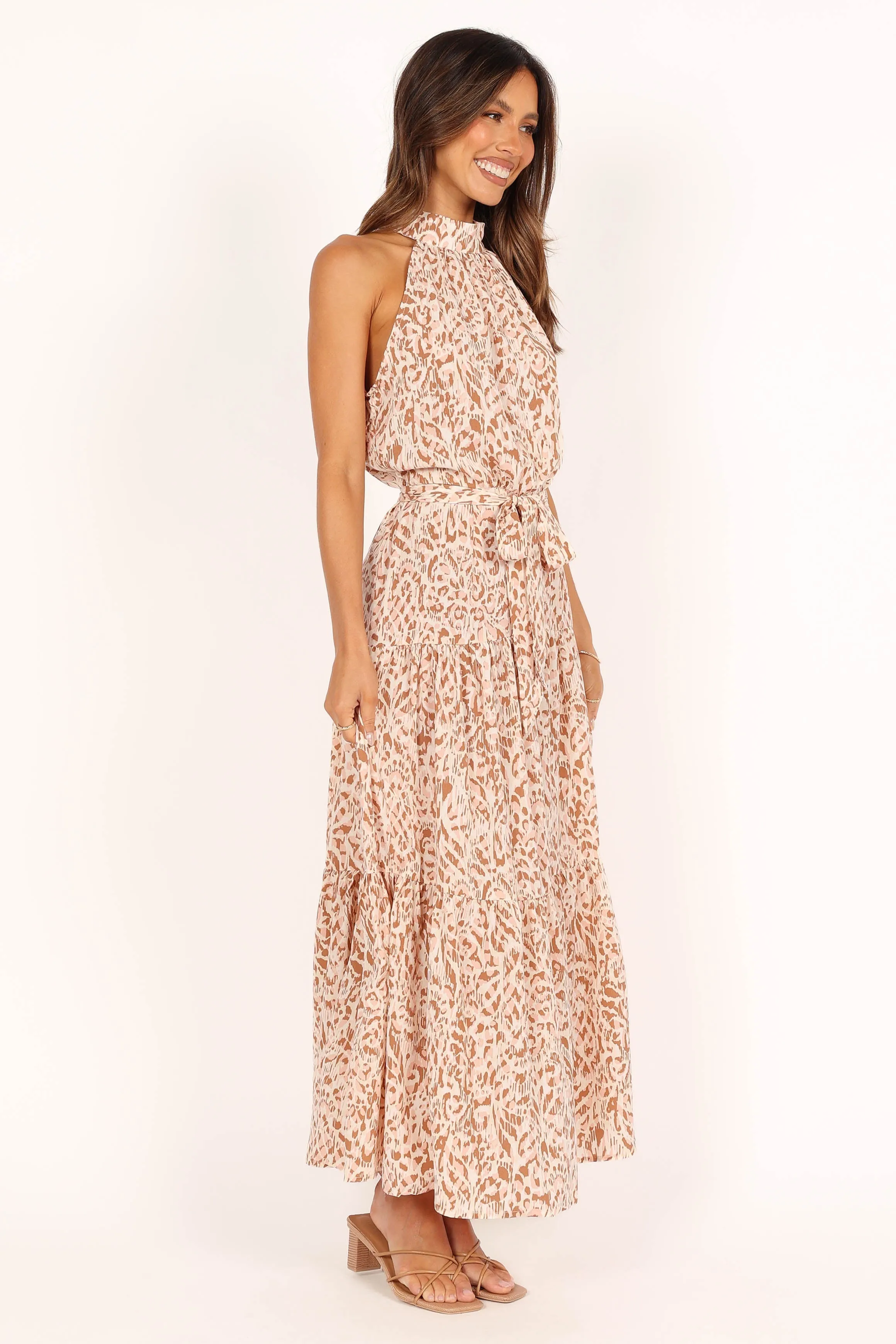 Bindi Maxi Dress - Animal Print