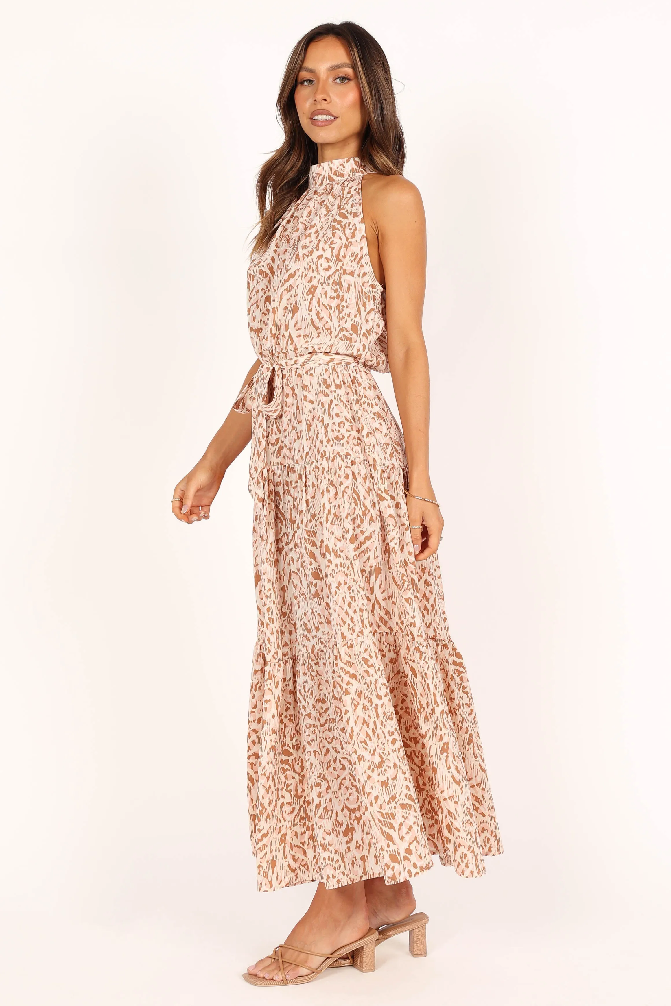 Bindi Maxi Dress - Animal Print