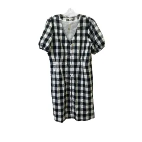 Black & White Dress Casual Short By Loft, Size: L Black & White Dress Casual Short By Loft, Size: L