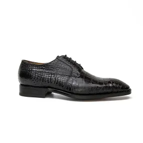 Black Crocodile Derby Shoes Black Crocodile Derby Shoes