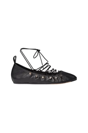 Black Elasticated Laces Round Pump with Studs Black Elasticated Laces Round Pump with Studs