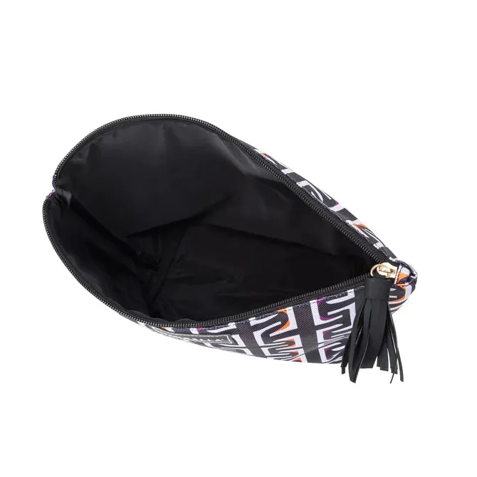 Black Geo Cosmetic Bag