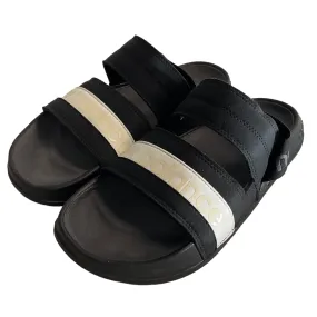 Black Sandals Flats New Balance, Size 9 Black Sandals Flats New Balance, Size 9