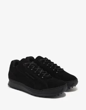 Black Suede Leather Jump Trainers Black Suede Leather Jump Trainers