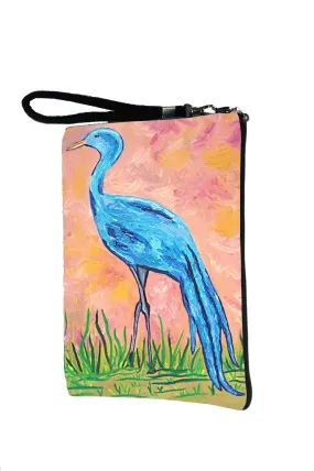 Blue Crane Paw Pouch - Paradise Crane