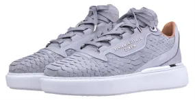 BNJ RAPHAEL Low-Top  ICE GREY PYTHON CUT-MATT NAPPA BNJ RAPHAEL Low-Top  ICE GREY PYTHON CUT-MATT NAPPA