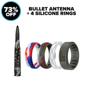 BULLET ANTENNA   4 SILICONE RINGS BULLET ANTENNA   4 SILICONE RINGS