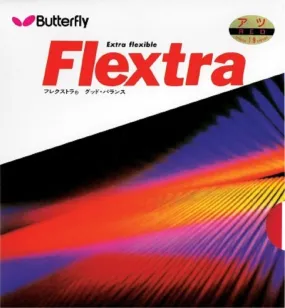 Butterfly Flextra Table Tennis Rubber (Red) Butterfly Flextra Table Tennis Rubber (Red)