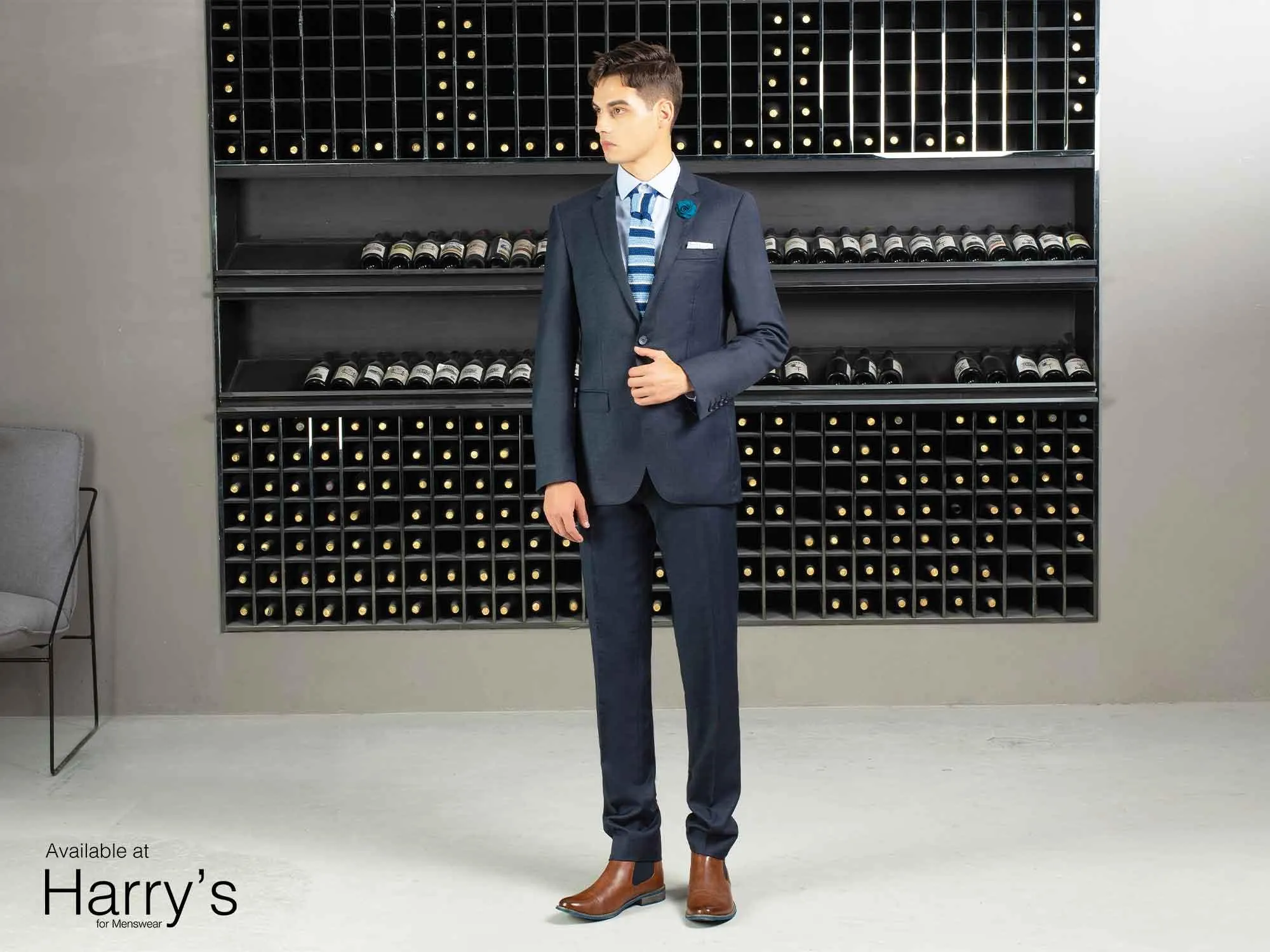 C2 Navy Slim-Fit Jesse Pant