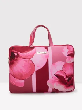 Caprese Iris Laptop Sleeve Large Pink Caprese Iris Laptop Sleeve Large Pink