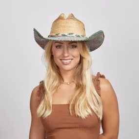 Cassius Straw Cowboy Hat - Bourbon Cowgirl Cassius Straw Cowboy Hat - Bourbon Cowgirl