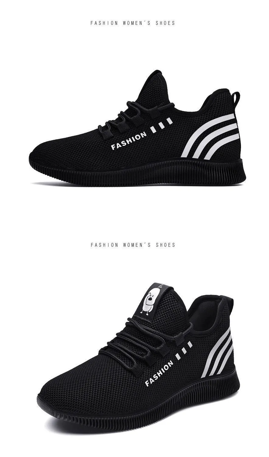 Casual Sneakers Women's Shoes Mesh Breathable Korean Style Trendy
