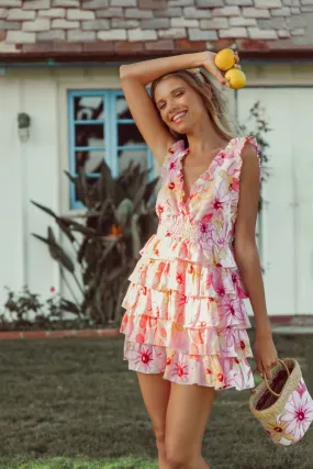 Cecil Sexy Floral Short Dress Cecil Sexy Floral Short Dress