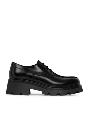 CELINE TRIOMPHE RANGERS DERBY WITH PERFORATED TRIOMPHE MOTIF IN POLISHED BULLS LEATHER CELINE TRIOMPHE RANGERS DERBY WITH PERFORATED TRIOMPHE MOTIF IN POLISHED BULLS LEATHER