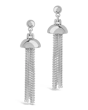 Chain Tassel Dangle Studs Chain Tassel Dangle Studs