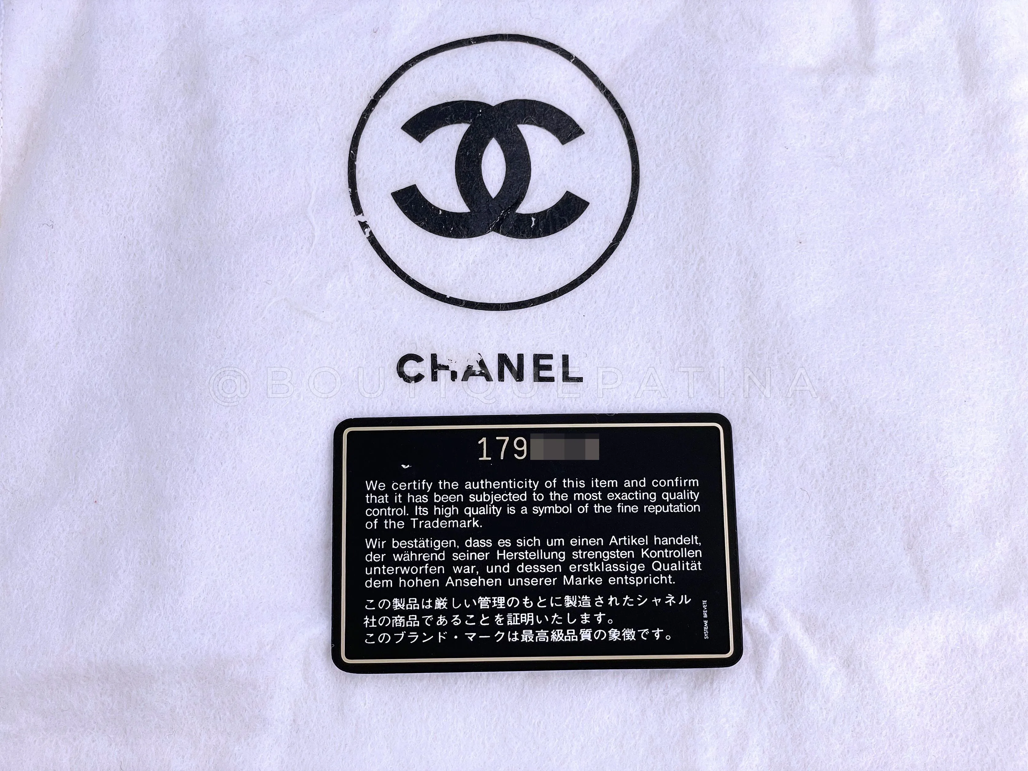 Chanel 1990 Vintage Black Full Flap Bag 24k GHW Lambskin