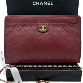 CHANEL Lambskin French Frame Clutch CHANEL Lambskin French Frame Clutch