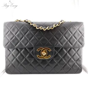 CHANEL Lambskin Jumbo XL Classic Single Flap Bag CHANEL Lambskin Jumbo XL Classic Single Flap Bag