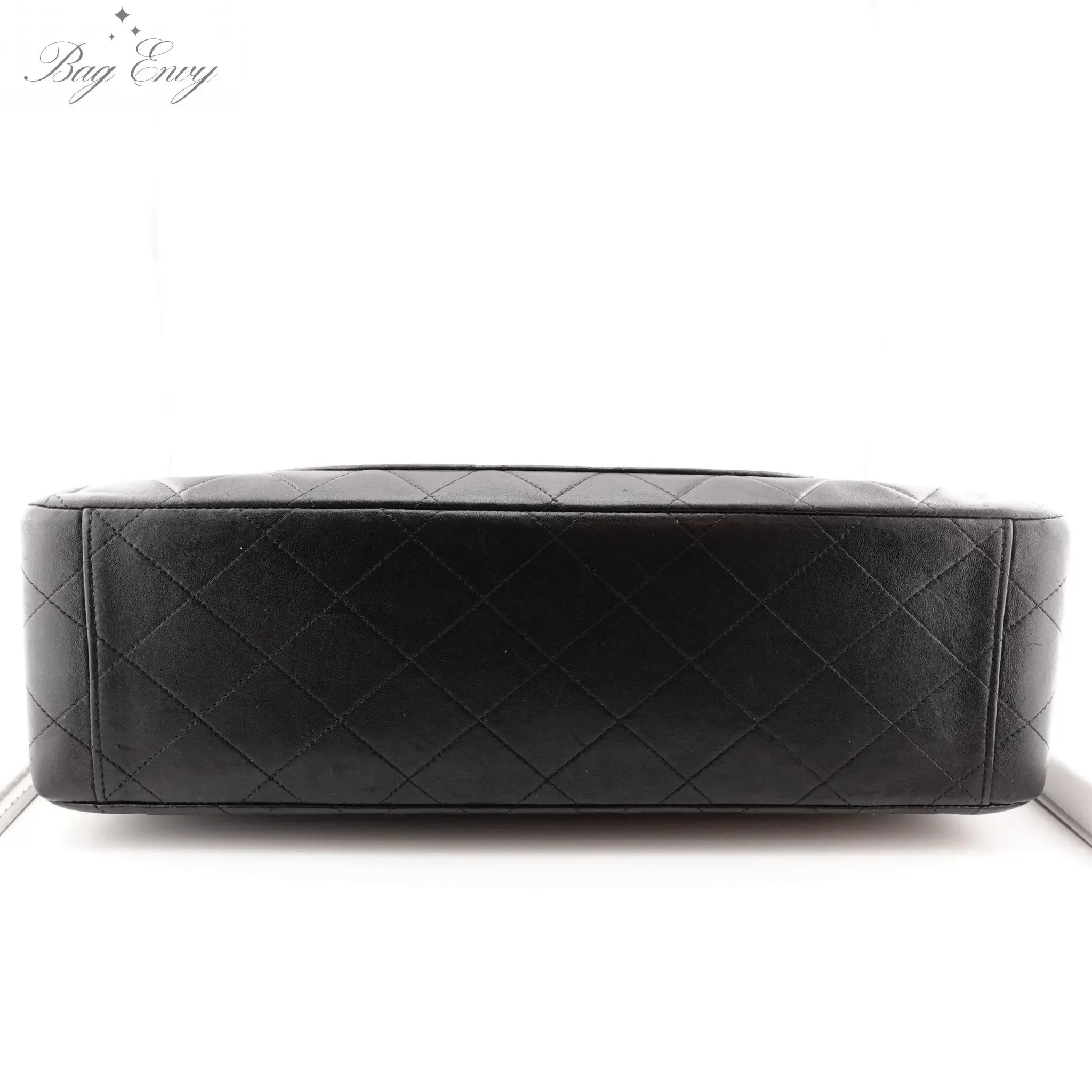 CHANEL Lambskin Jumbo XL Classic Single Flap Bag