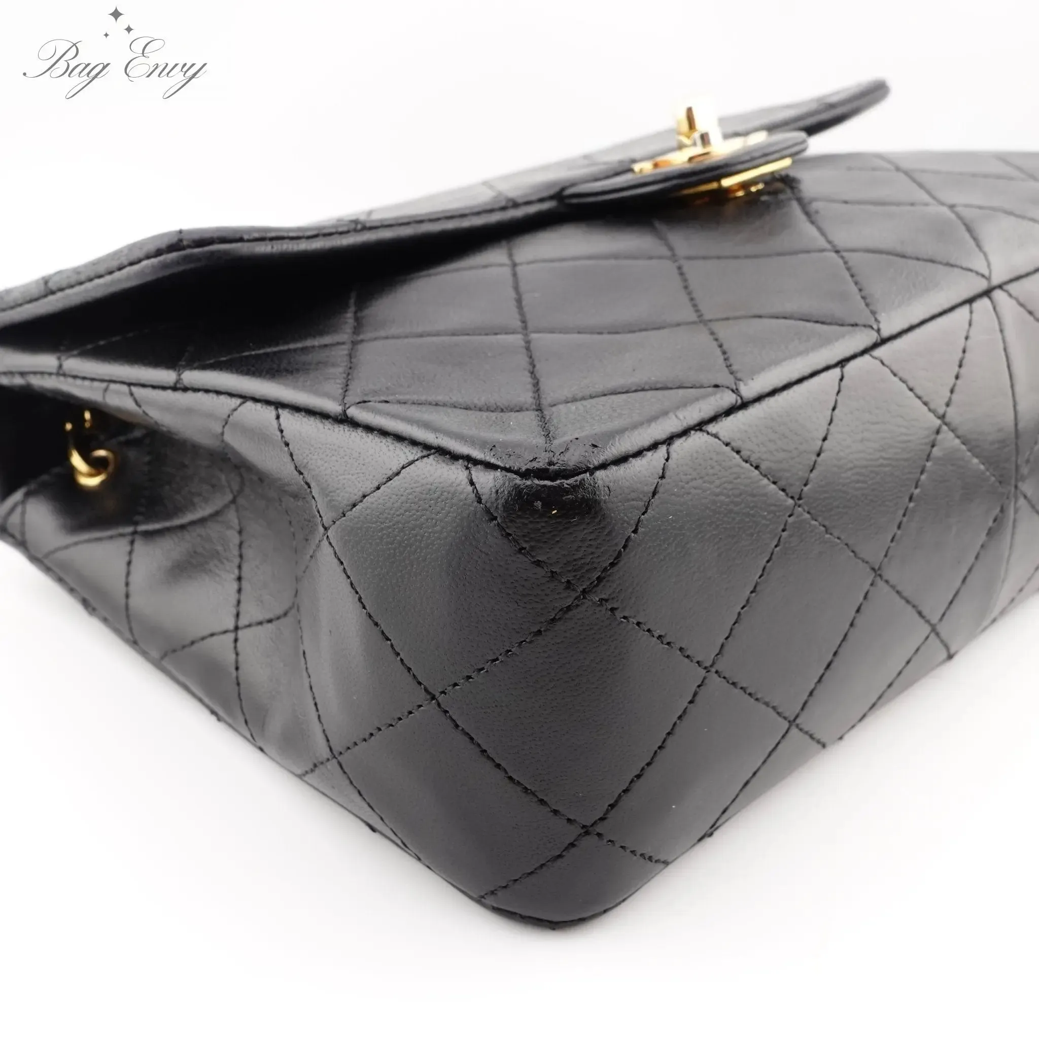 CHANEL Lambskin Small Classic Single Flap Bag