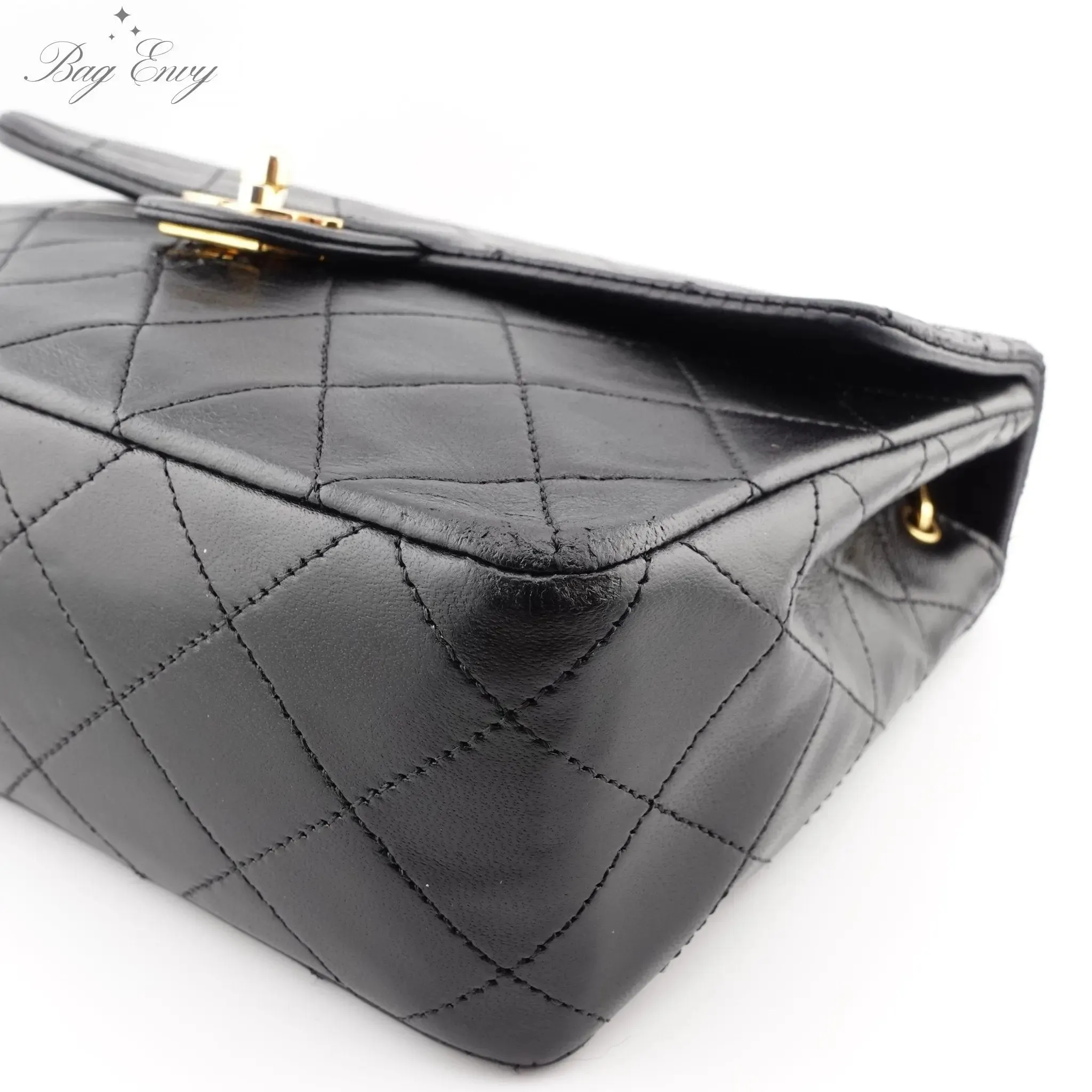CHANEL Lambskin Small Classic Single Flap Bag