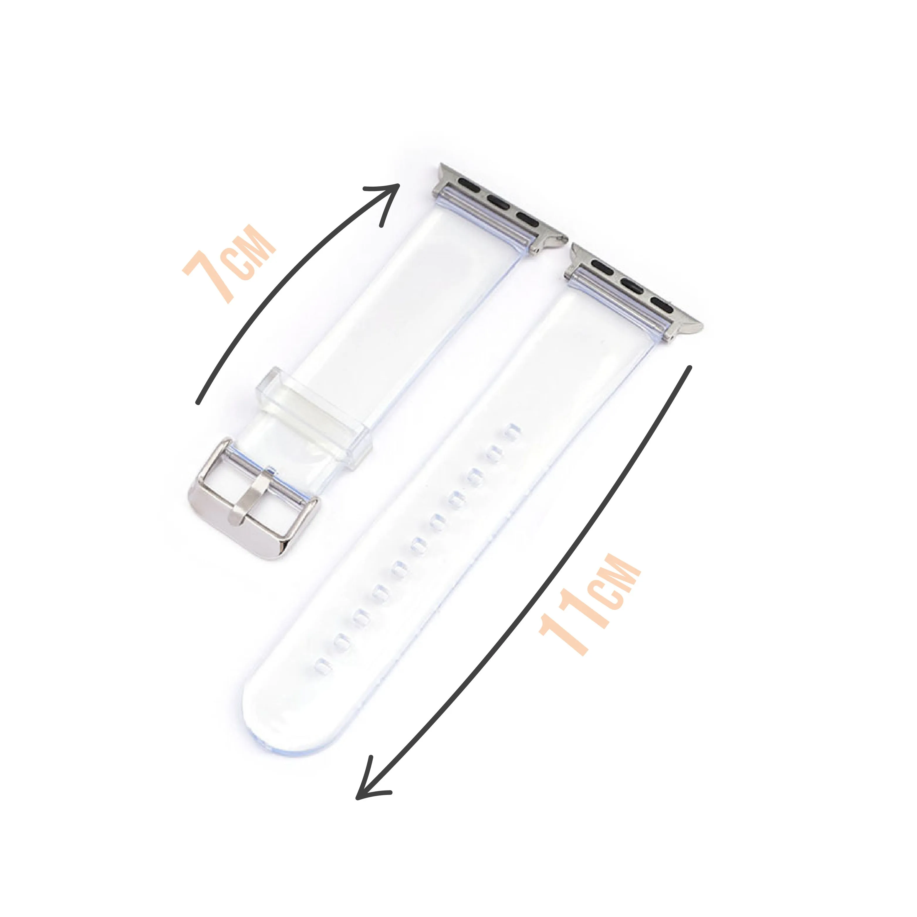 Clouds Clear Smartwatch Strap