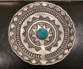 Convex Concho Scarf Slide Turquoise Convex Concho Scarf Slide Turquoise