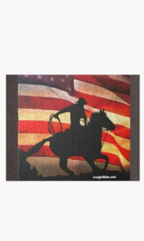 Cowgirl Kim American Cowboy 252 Piece Puzzle - In Stock Cowgirl Kim American Cowboy 252 Piece Puzzle - In Stock